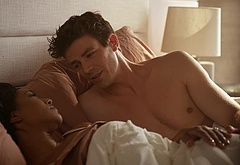 Grant Gustin shirtless and sexy in The Flash