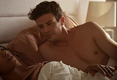 Grant Gustin shirtless and sexy in The Flash