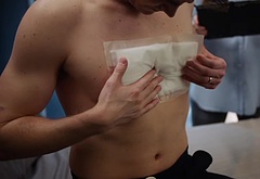 Grant Gustin shirtless and sexy in The Flash