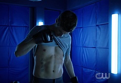 Grant Gustin shirtless and sexy in The Flash