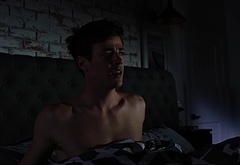 Grant Gustin shirtless and sexy in The Flash
