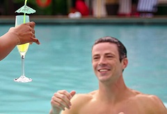 Grant Gustin shirtless and sexy in The Flash