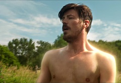 Grant Gustin shirtless and sexy in The Flash