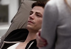 Grant Gustin shirtless and sexy in The Flash