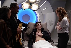 Grant Gustin shirtless and sexy in The Flash