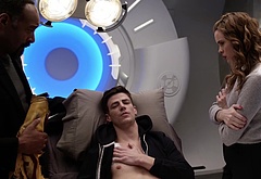 Grant Gustin shirtless and sexy in The Flash