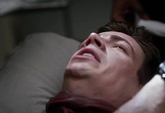 Grant Gustin shirtless and sexy in The Flash