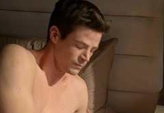 Grant Gustin shirtless and sexy in The Flash