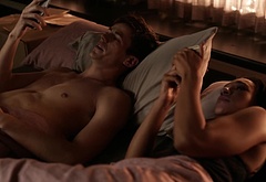 Grant Gustin shirtless and sexy in The Flash
