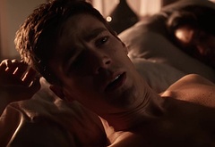 Grant Gustin shirtless and sexy in The Flash