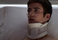 Grant Gustin shirtless and sexy in The Flash