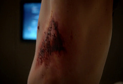 Grant Gustin shirtless and sexy in The Flash