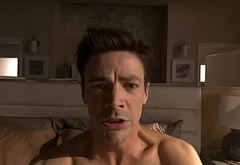Grant Gustin shirtless and sexy in The Flash