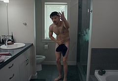 Grant Gustin nude uncensored in Puppy Love