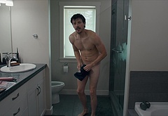 Grant Gustin nude uncensored in Puppy Love