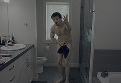 Grant Gustin nude uncensored in Puppy Love