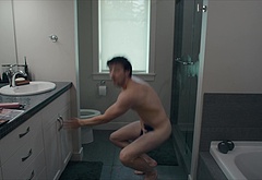 Grant Gustin nude uncensored in Puppy Love