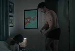 Grant Gustin nude uncensored in Puppy Love