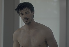 Grant Gustin nude uncensored in Puppy Love