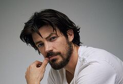 Grant Gustin nude and cock bulge pics