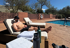 Grant Gustin nude and cock bulge pics