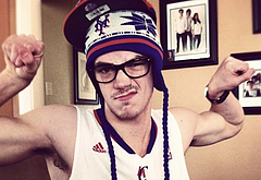 Grant Gustin nude and cock bulge pics