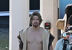 Grant Gustin nude and cock bulge pics