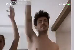 Grant Gustin nude and cock bulge pics