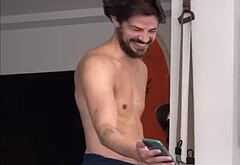 Grant Gustin nude and cock bulge pics