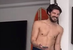 Grant Gustin nude and cock bulge pics