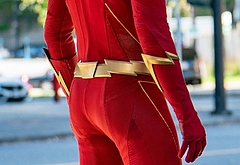 Grant Gustin nude and cock bulge pics