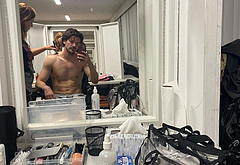Grant Gustin nude and cock bulge pics