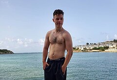 Nolan Gould nude and shirtless beach photos