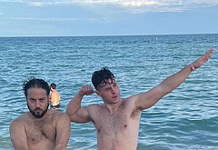 Nolan Gould nude and shirtless beach photos