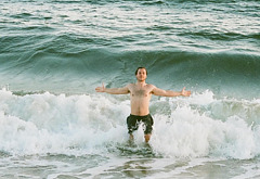 Nolan Gould nude and shirtless beach photos