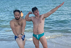 Nolan Gould nude and shirtless beach photos