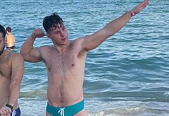 Nolan Gould nude and shirtless beach photos