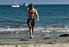 Nolan Gould nude and shirtless beach photos