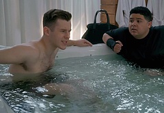Nolan Gould shirtless in Modern Family 11-10 The Prescott