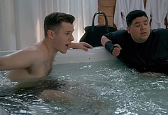 Nolan Gould shirtless in Modern Family 11-10 The Prescott