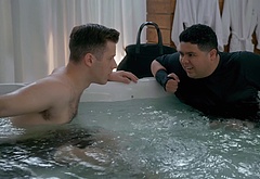 Nolan Gould shirtless in Modern Family 11-10 The Prescott