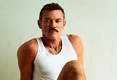 Luke Evans Gets Nearly Naked in Fishnets and Thong for Rocky Horror