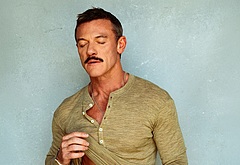 Luke Evans Gets Nearly Naked in Fishnets and Thong for Rocky Horror