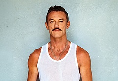 Luke Evans Gets Nearly Naked in Fishnets and Thong for Rocky Horror