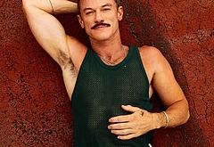 Luke Evans Gets Nearly Naked in Fishnets and Thong for Rocky Horror