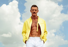Luke Evans Gets Nearly Naked in Fishnets and Thong for Rocky Horror