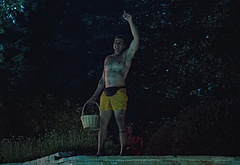 Mason Gooding shirtless and bulge in Pools