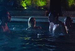Mason Gooding shirtless and bulge in Pools