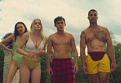 Mason Gooding shirtless and bulge in Pools