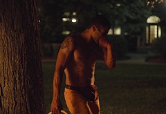 Mason Gooding shirtless and bulge in Pools